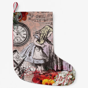 Alice onzin gordijn wonderland klassieker kleine kerstsok