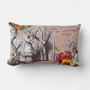 alice onzin wonderland gordijn kussen