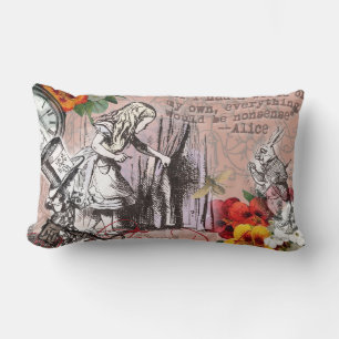 alice onzin wonderland gordijn kussen