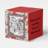 Alice op de koningin 1 bedankdoosjes (Voorkant Zijde)