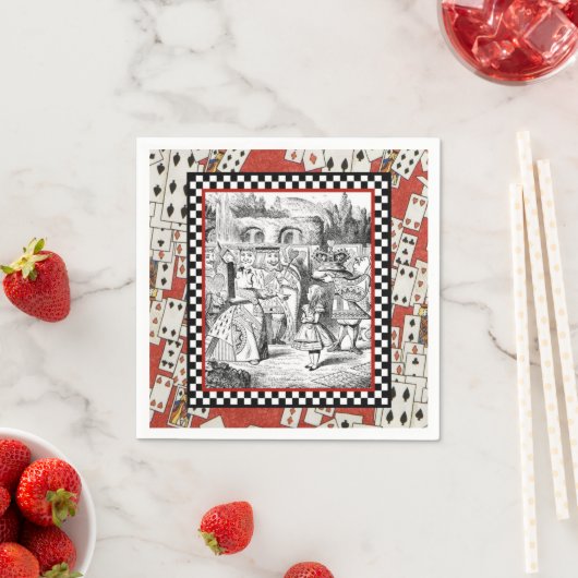 Alice op de koningin 1 servetten (Insitu)