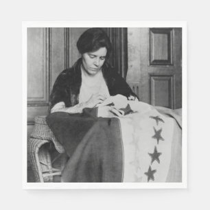 Alice Paul, de vlag van het Naaiend Suffrage, 1910 Servet