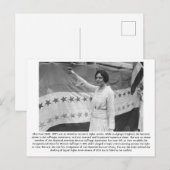 Alice Paul - Feminist Briefkaart (Voorkant / Achterkant)