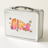 Alice - Personalized Bee Lunch Box (Dos)