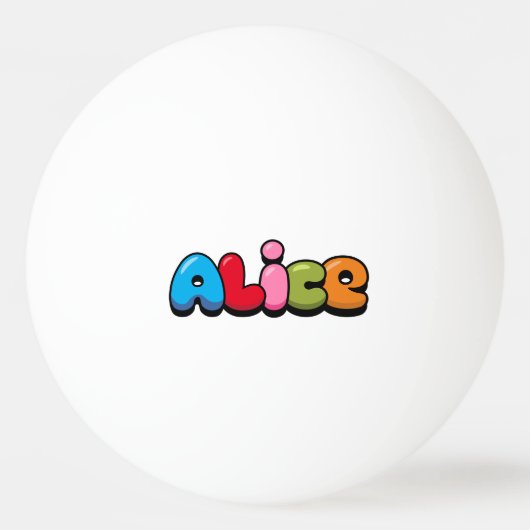Alice Pingpongballen (Voorkant)