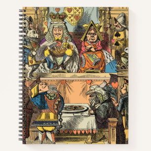 Alice Proces van de Schoppenboer Oudheidkundig Notitieboek