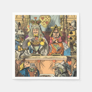 Alice Proces van de Schoppenboer Oudheidkundig Servet