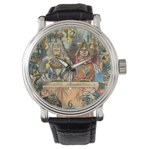 Alice Proces van de Schoppenboer Vintage Horloge
