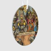 Alice Proces van de Schoppenboer Vintage Ornament (voorkant)