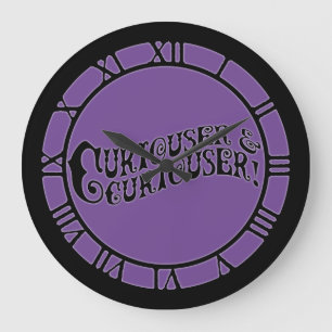 Alice Quote Curiouser en Curiouser Grote Klok