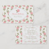 Alice Romantic  Rozen Visitekaartje (Voorkant / Achterkant)