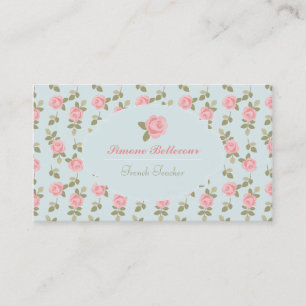 Alice Romantic Rozen Visitekaartje
