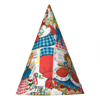  Alice/Rood Ridderhout/Goldilocks Feesthoedjes