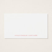 Alice rose au pays des merveilles Cartes alimentai (Dos)