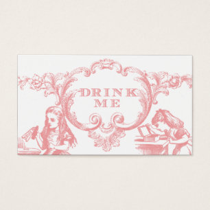 Alice rose au pays des merveilles Cartes Mariages