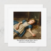 Alice’s Adventures in Head Trauma  Kaart (Voorkant / Achterkant)