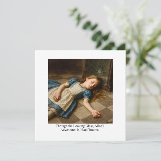 Alice’s Adventures in Head Trauma  Kaart (Staand voorkant)