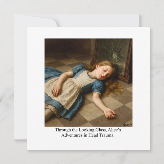 Alice’s Adventures in Head Trauma  Kaart (Voorkant)