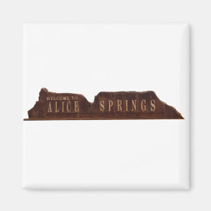Alice Springs Australia Sign Magneet