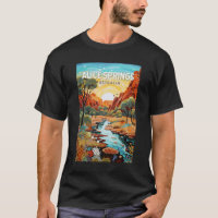Alice Springs Australië Travel Art Vintage