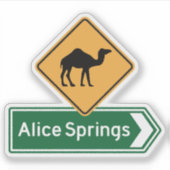 Alice Springs, Autocollant du Territoire du Nord (Devant)