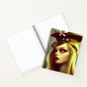 Alice Steampunk AI Généré Carnet Spiral (Intérieur)
