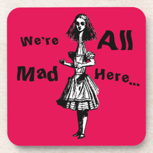 Alice Stretched in Wonderland Drankjes Onderzetter