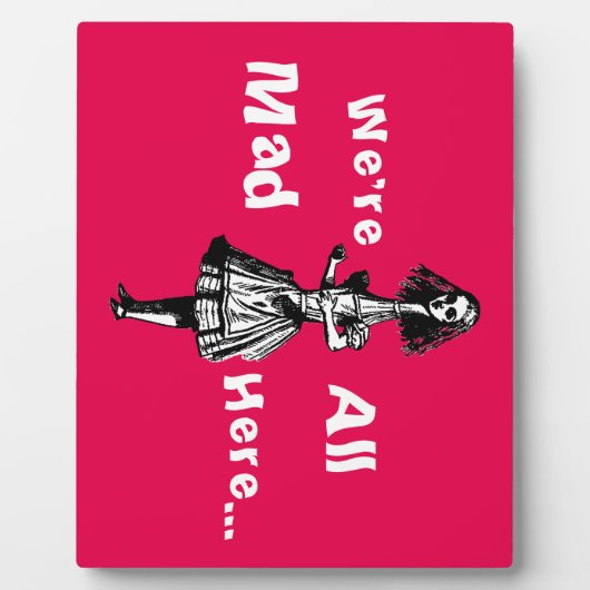 Alice Stretched in Wonderland Fotoplaat (Voorkant)