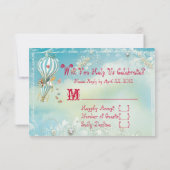 Alice Tea bij 4 O'Clock RSVP Kaart (Achterkant)