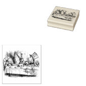 Alice Tea Party Rubberstempel (Gestempeld)
