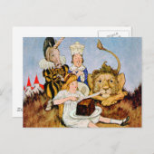 Alice Tells een Cake van de Leeuw & van de Briefkaart (Voorkant / Achterkant)