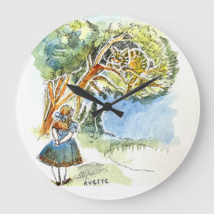 Alice & The Cheshire Kattenklok Grote Klok