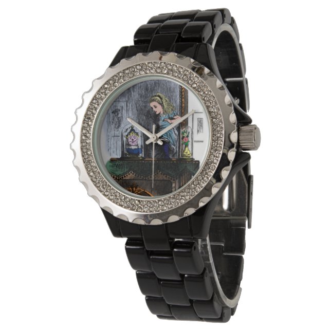 Alice & the Looking Glass Horloge (Gekanteld)