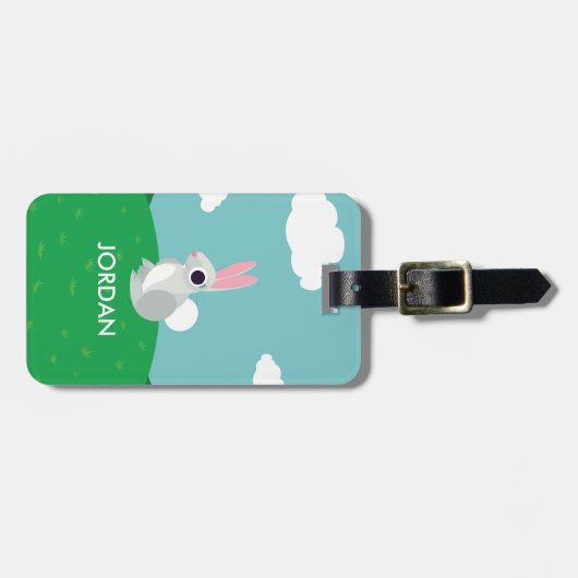 Alice the Rabbit Bagagelabel (Voorkant horizontaal)