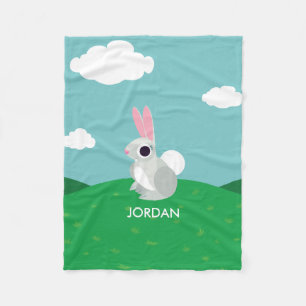 Alice the Rabbit Fleece Deken