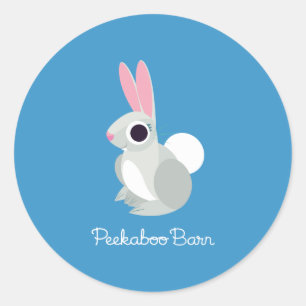 Alice the Rabbit Ronde Sticker