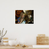 Alice & The White Rabbit Print (Keuken)
