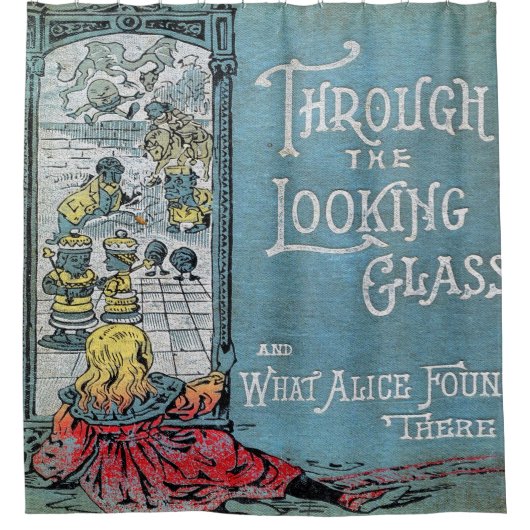 Alice Through the look Glass Douchegordijn (Voorkant)