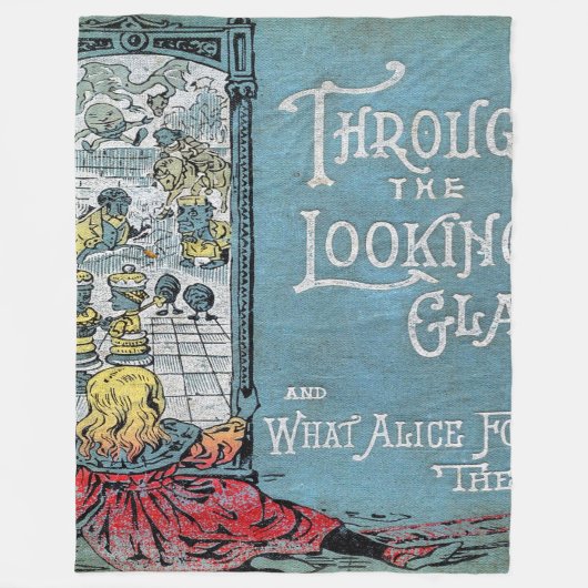 Alice Through the look Glass Fleece Deken (Voorkant)