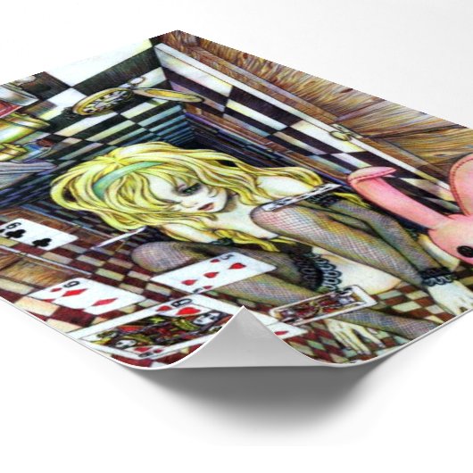 Alice torsadée - Poster (Coin)