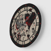 Alice uit met haar hart grote klok (Hoek)