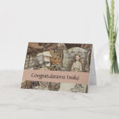 Alice Verjaardag Onverjaardag Konijn Hoedenmaker F Kaart (Voorkant)