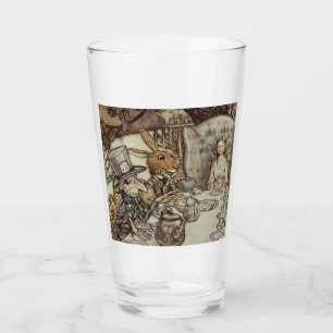 Alice Verjaardags Onverjaardags Konijn Hoedenmaker Glas