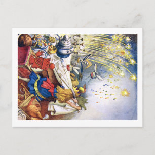 ALICE VERLIEST HAAR COOL IN WONDERLAND BRIEFKAART