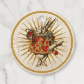 Alice White Rabbit Bedankjes Labels (Achterkant)