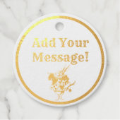 Alice White Rabbit Bedankjes Labels (Voorkant)