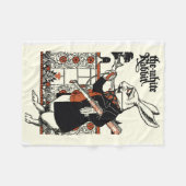 Alice White Rabbit Classic Wonderland Fleece Deken (Voorkant (Horizontaal))