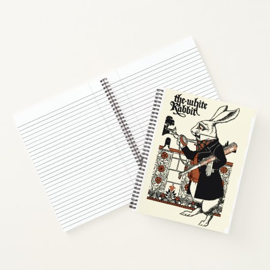 Alice White Rabbit Classic Wonderland Notitieboek (Binnen)