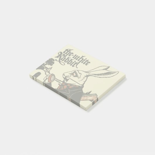 Alice White Rabbit Classic Wonderland Post-it® Notes (Schuin)