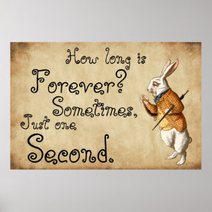 Alice - White Rabbit - Hoe lang is voor altijd? Poster